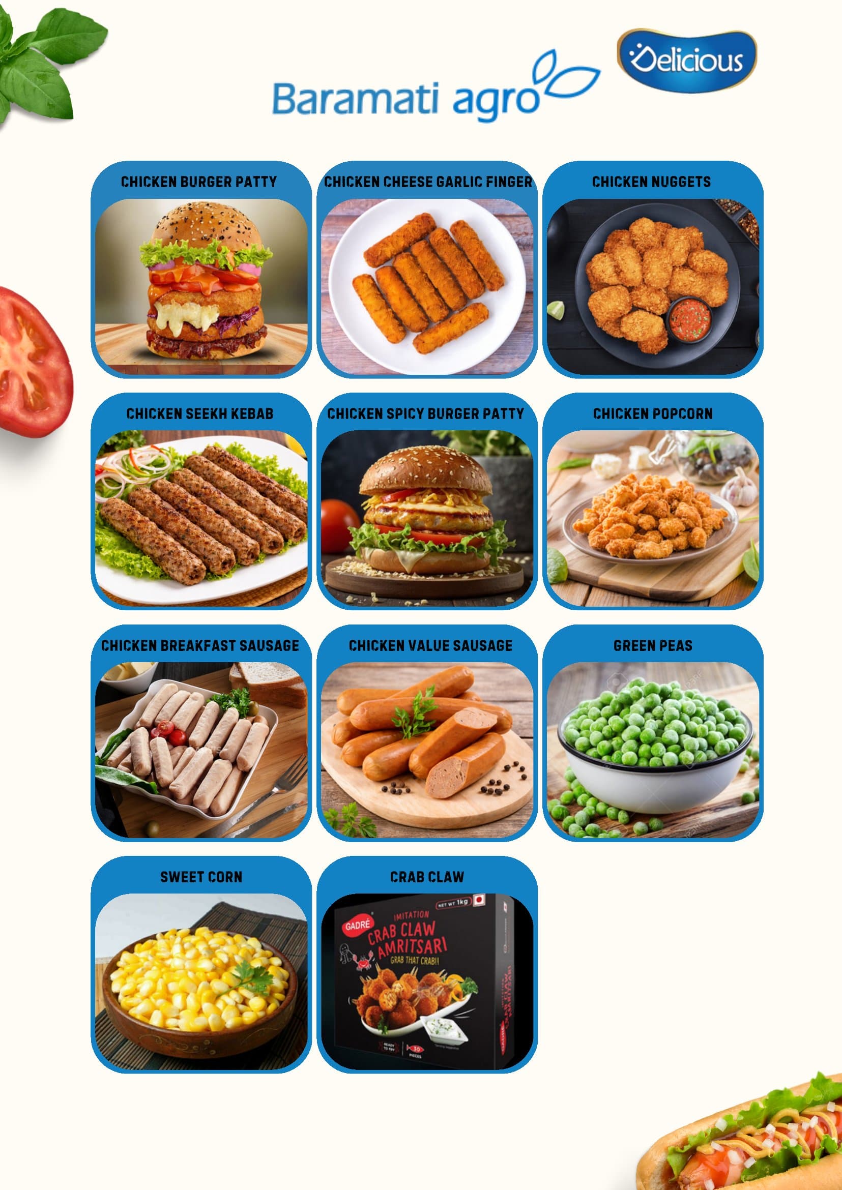 Delicious by Baramati Agro product range