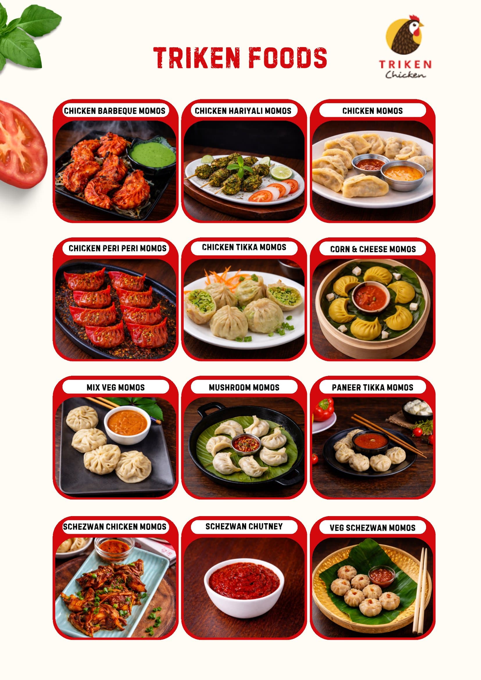 Triken Foods product range